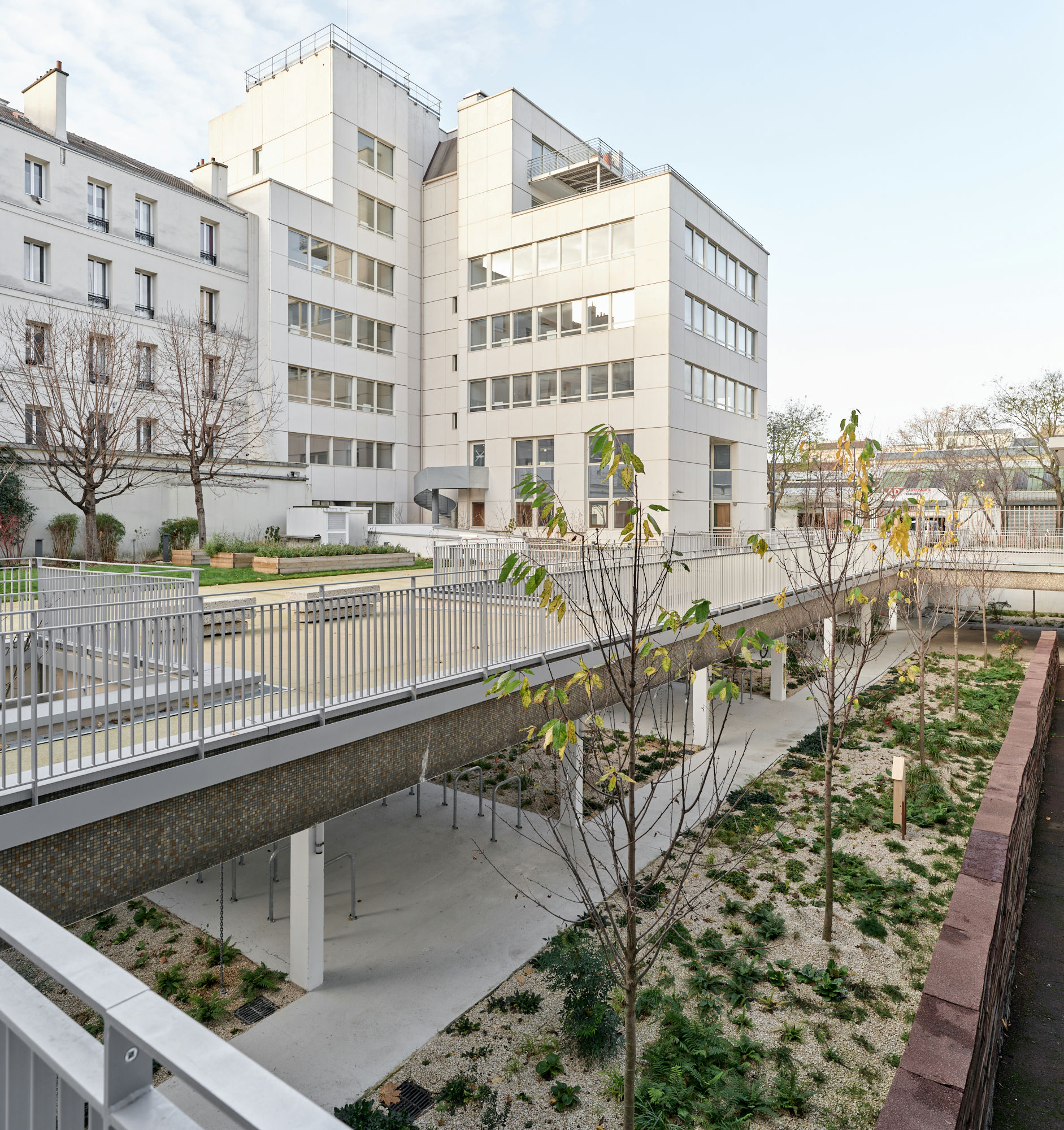 Réhabilitation d'un immeuble de bureaux — Quartier Pleyel