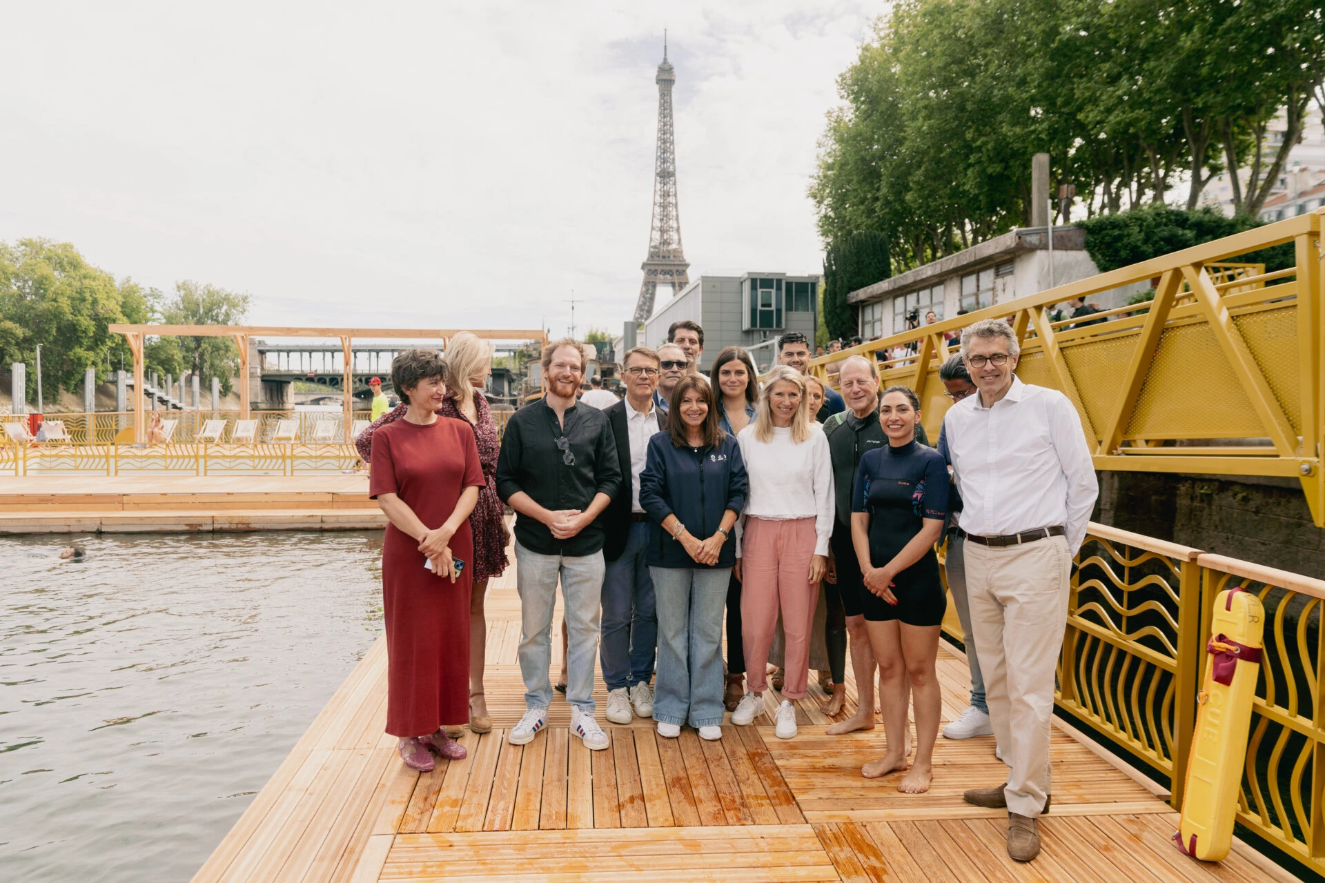 Baignade en Seine — Aménagement du site de Grenelle