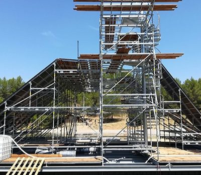 Conception de 5 Water-Jump — Structures acier pour parcs aquatiques (multi-sites France)