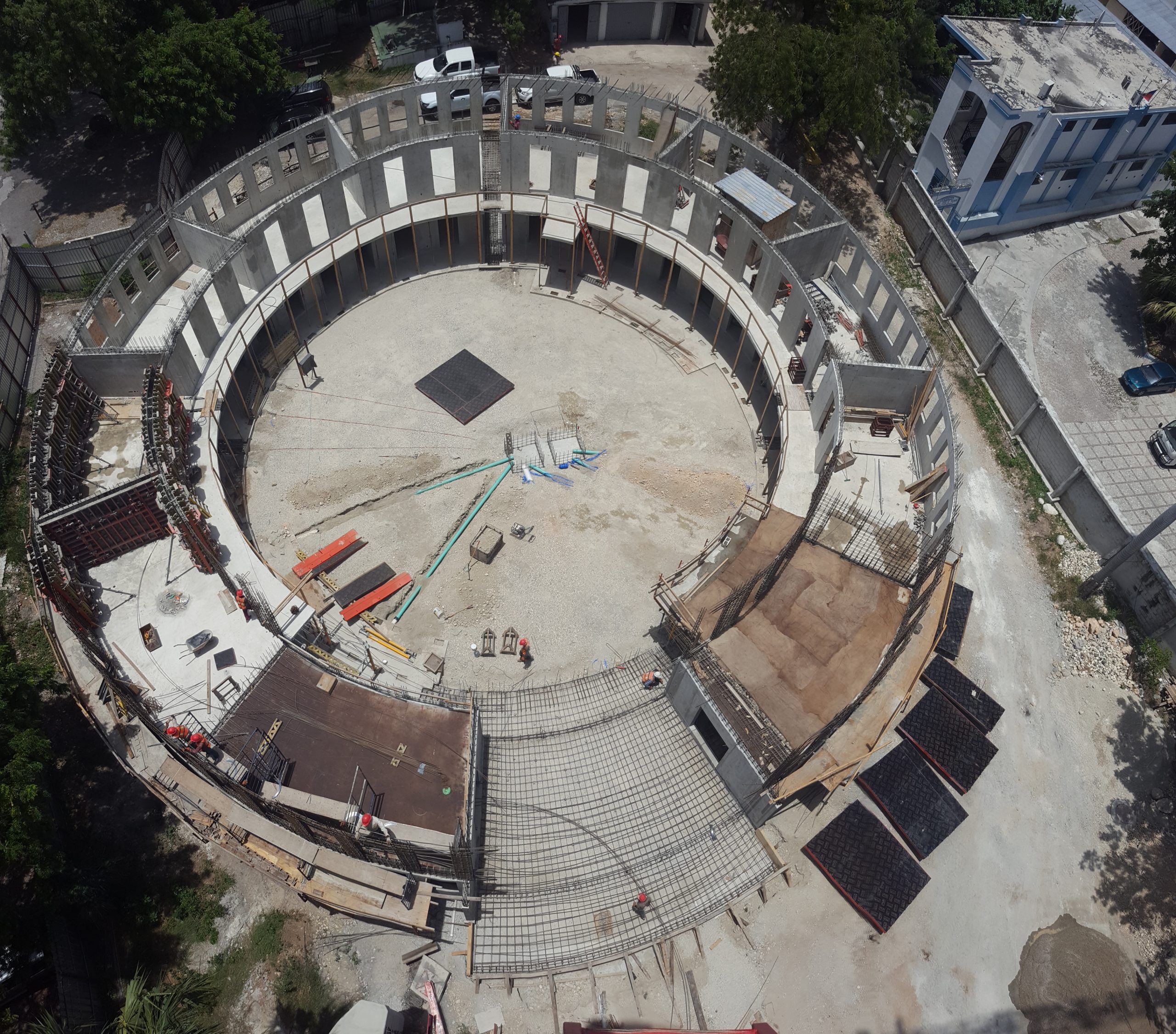 Construction de l’ambassade de France en Haïti