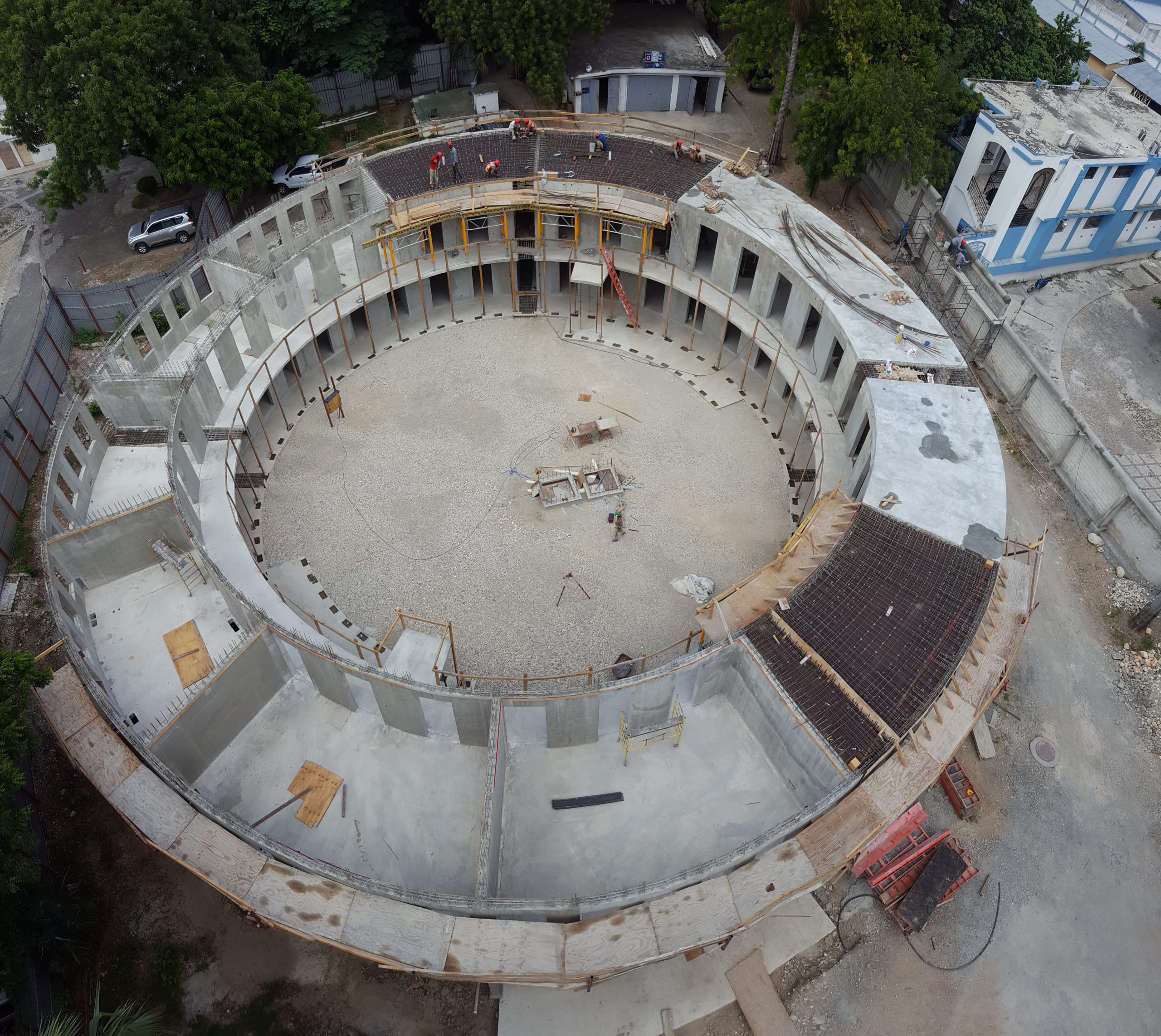 Construction de l’ambassade de France en Haïti