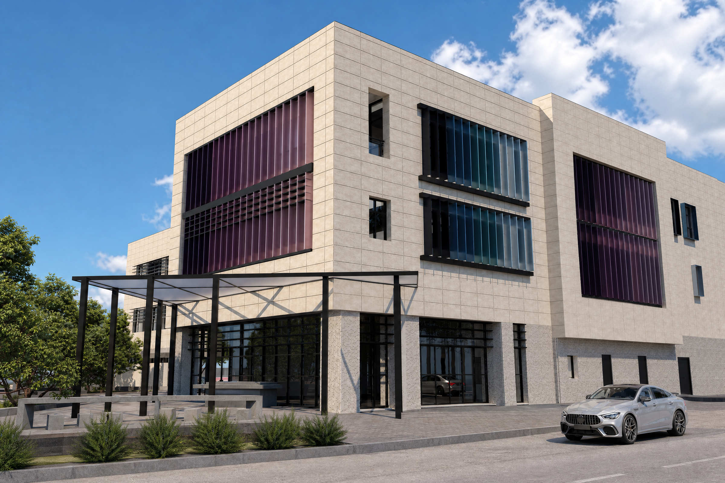 Construction de l’Ibn Sina Collège de Naplouse
