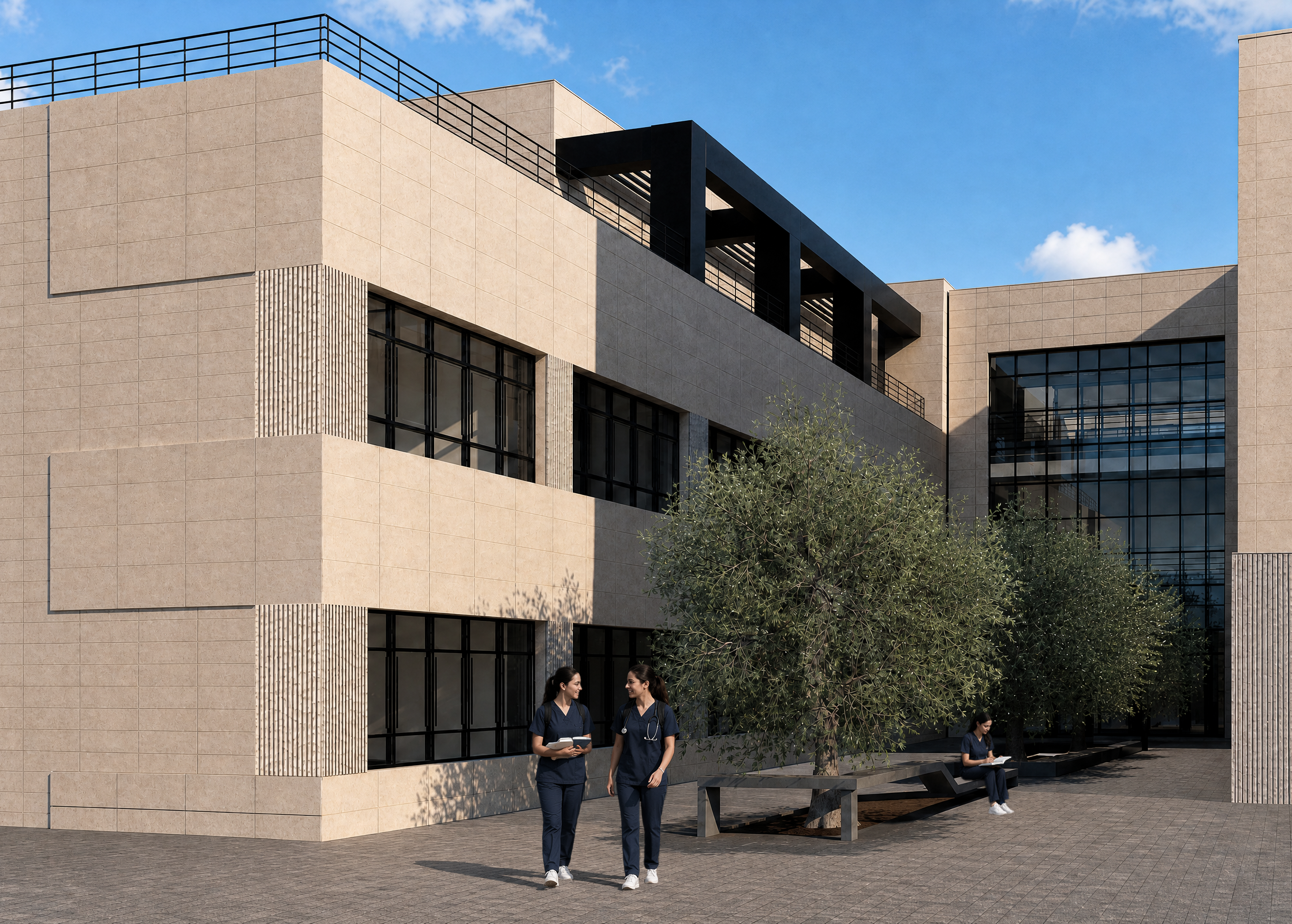 Construction de l’Ibn Sina Collège de Naplouse
