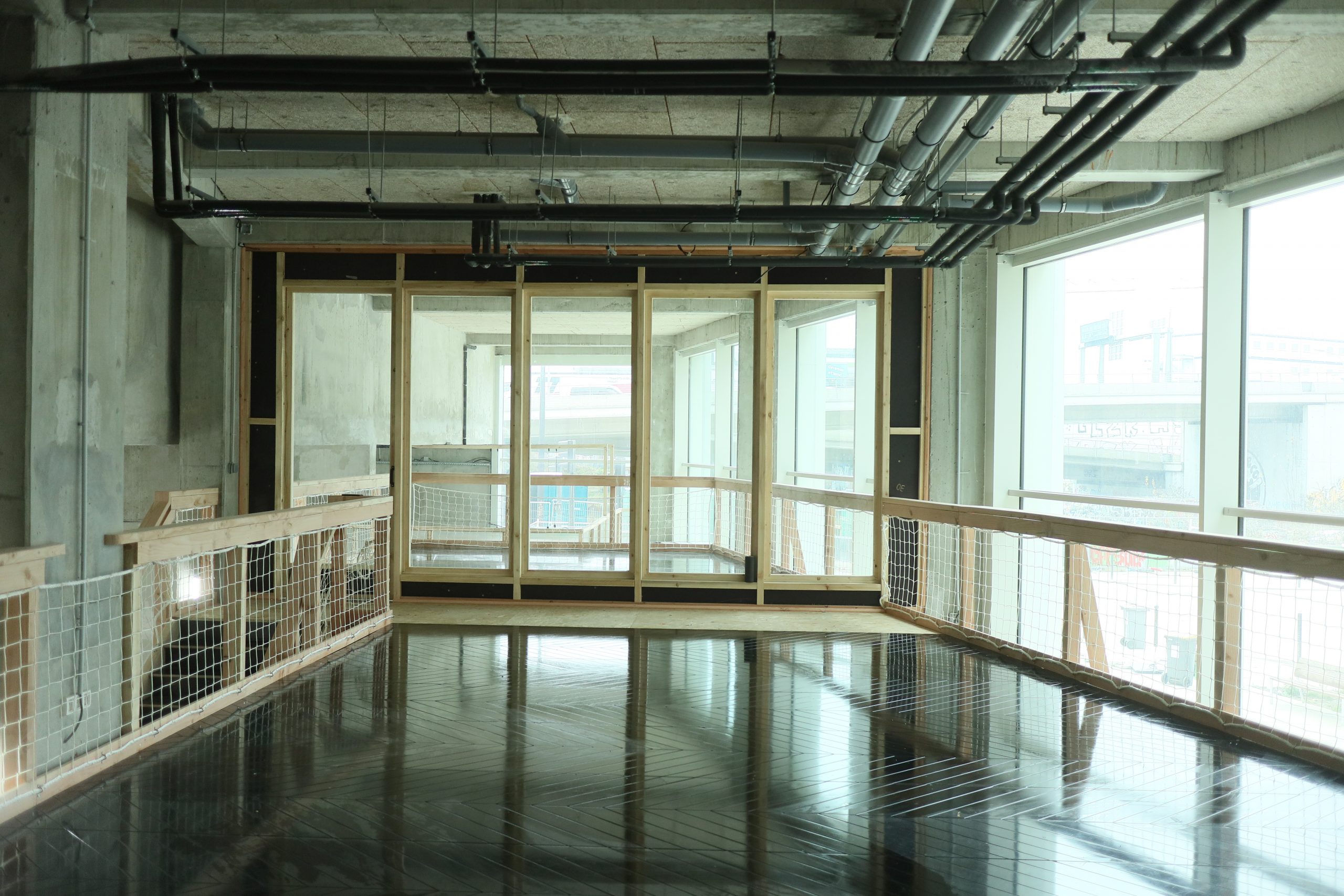 Création d’une mezzanine bois dans un immeuble existant