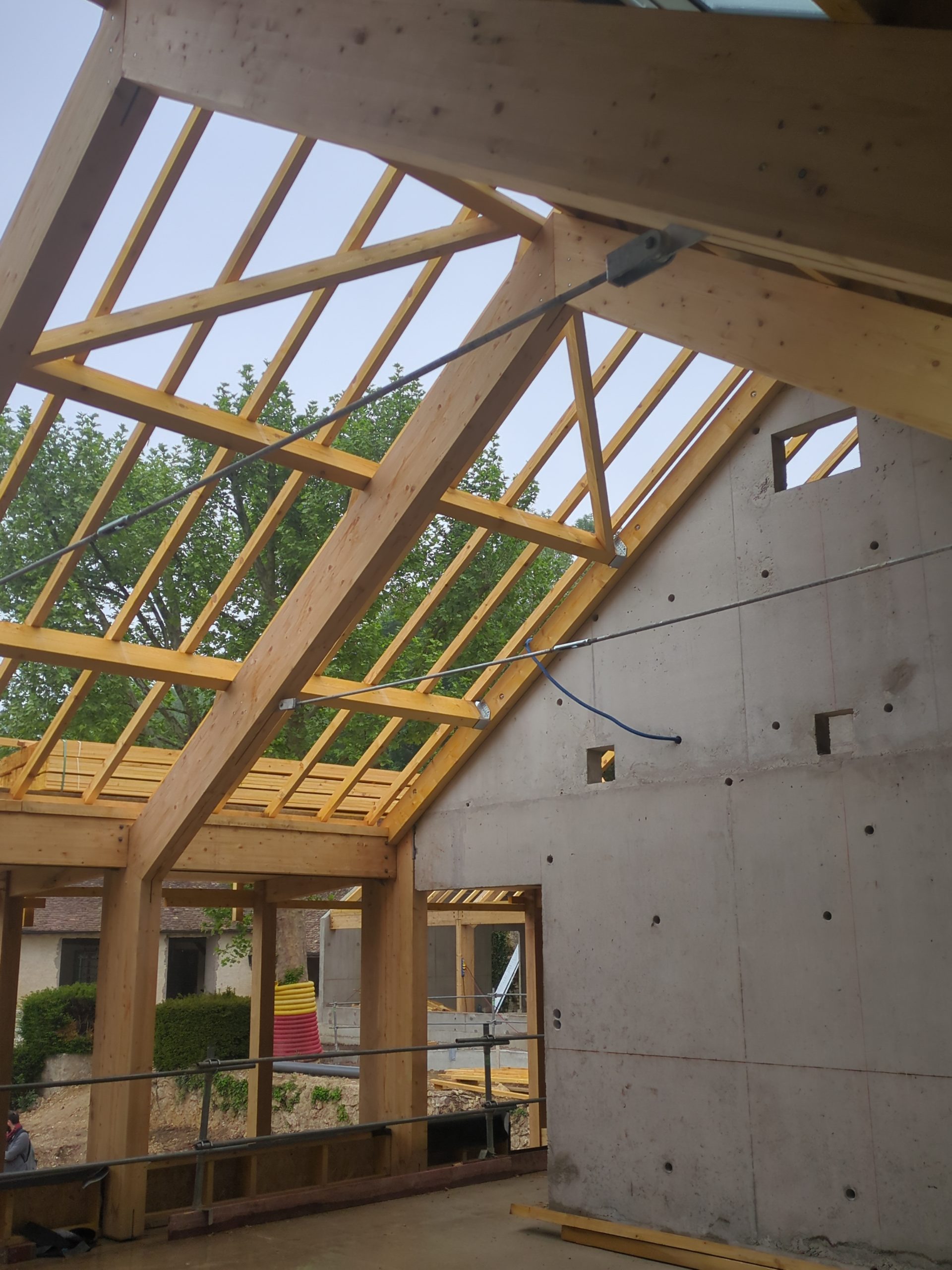 Ecole Saint-Bernard - Réhabilitation lourde et construction neuve bois et maçonnerie