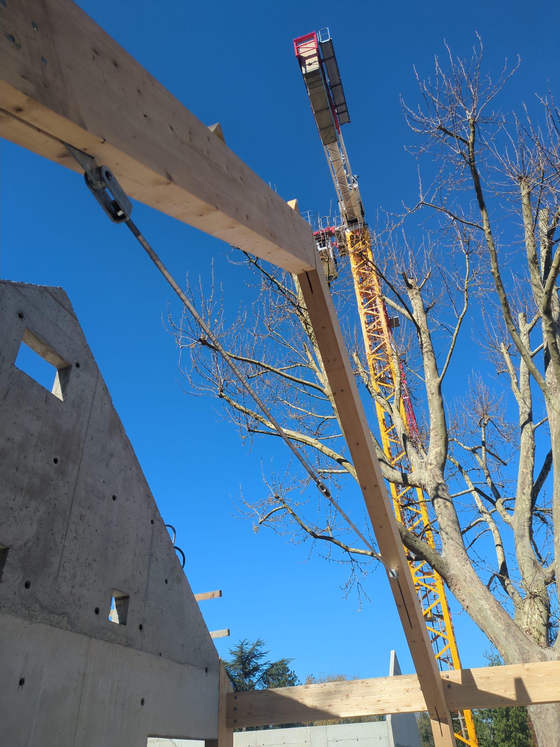 Ecole Saint-Bernard - Réhabilitation lourde et construction neuve bois et maçonnerie