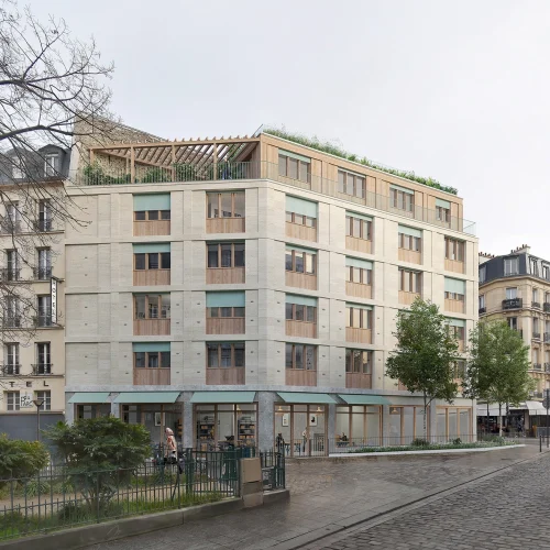 Pension de famille Gaîté – 24 logements et commerce
