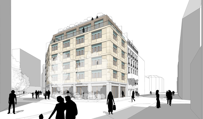 Pension de famille Gaîté - 24 logements et commerce