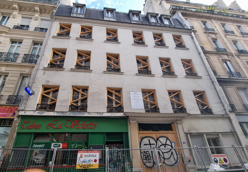 Réhabilitation d'un ensemble de bâtiments faubourien et haussmannien