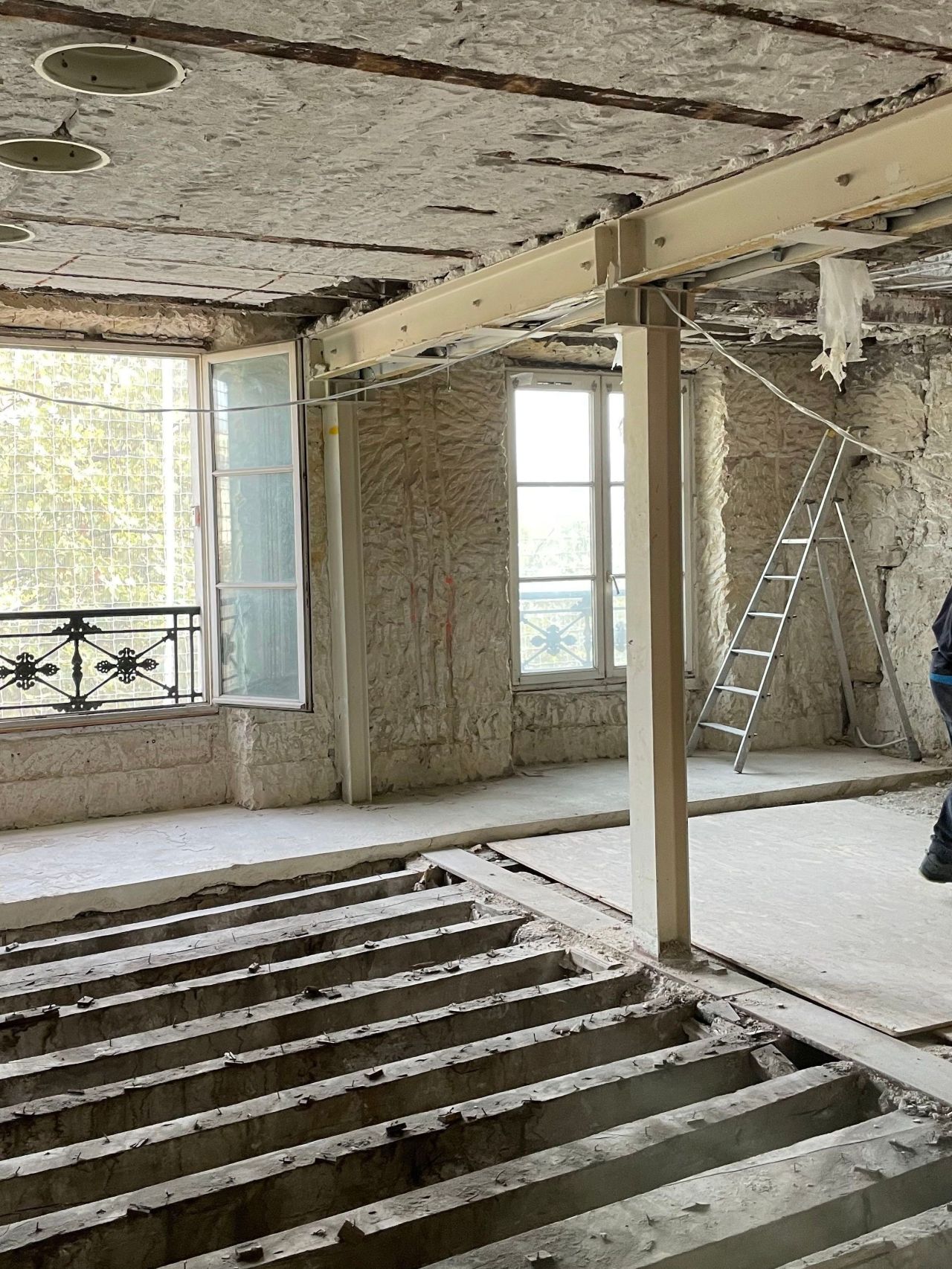 Réhabilitation d'un ensemble de bâtiments faubourien et haussmannien