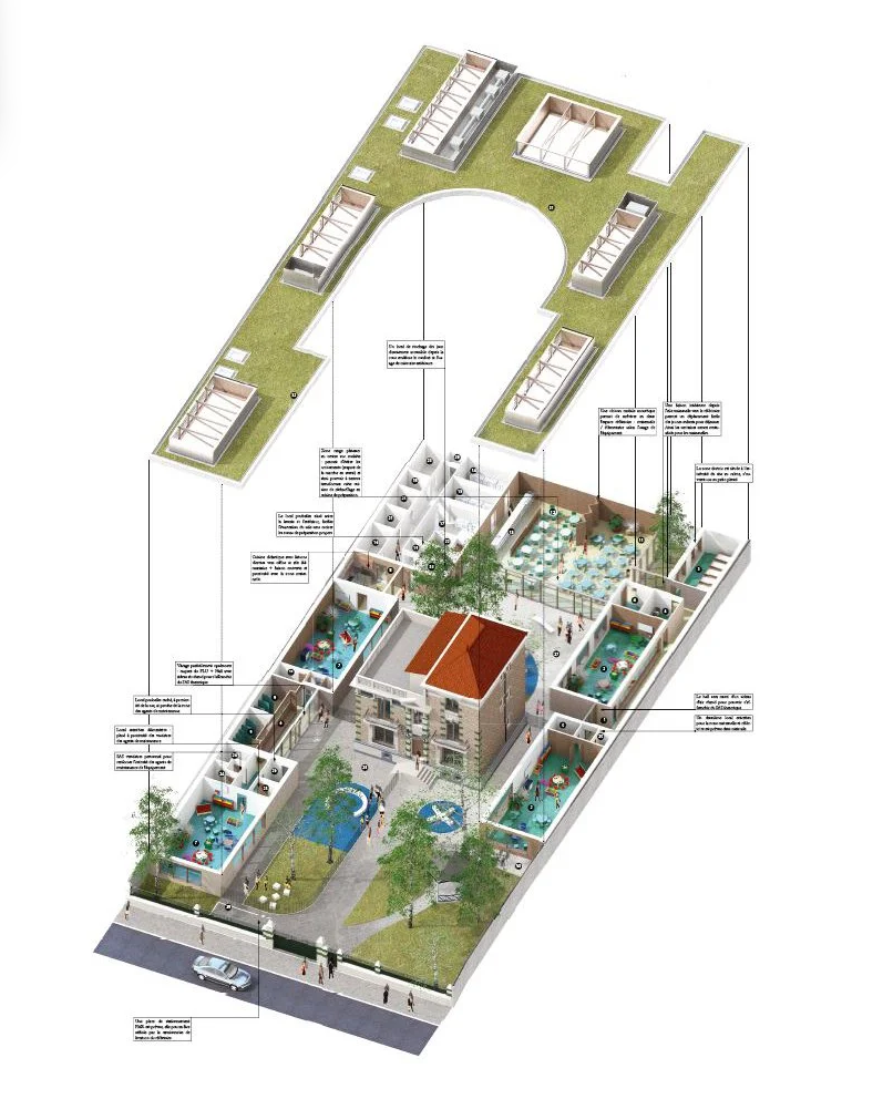 Réhabilitation et construction d’un centre de loisirs