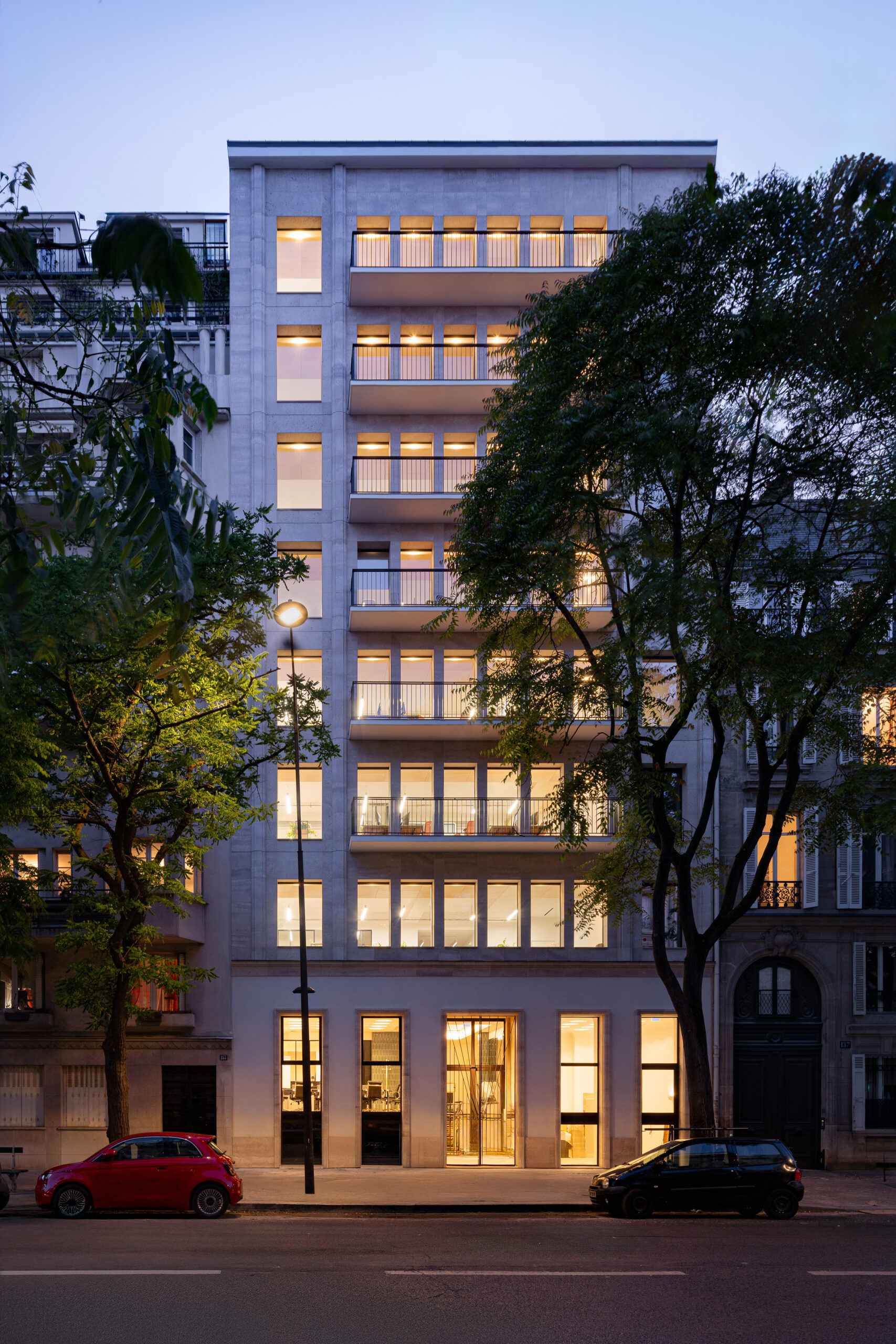 Réhabilitation et surélévation d’un bâtiment de bureaux