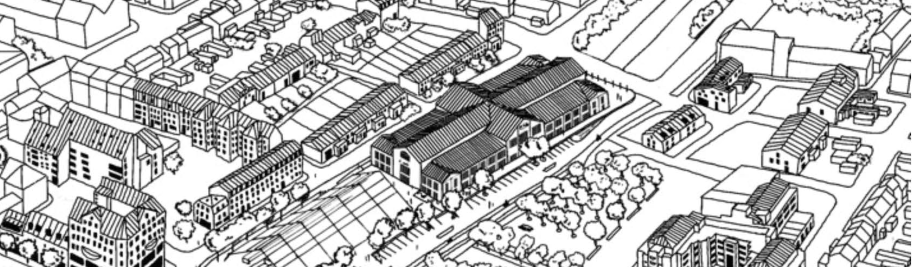 Rénovation de la halle du marché du canal couvert et aménagement de ses espaces extérieurs
