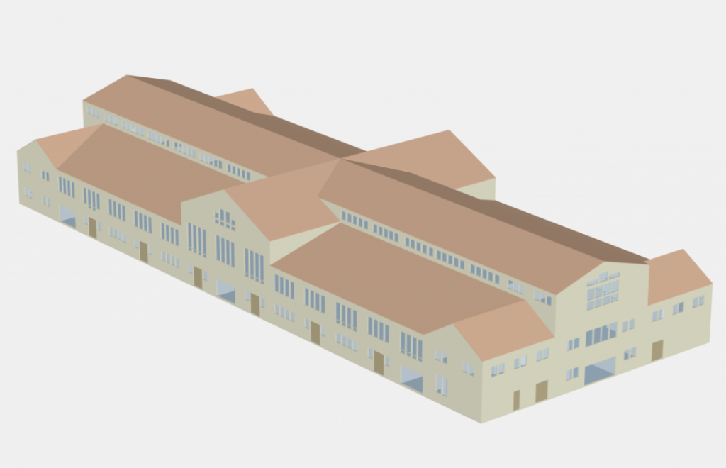 Rénovation de la halle du marché du canal couvert et aménagement de ses espaces extérieurs